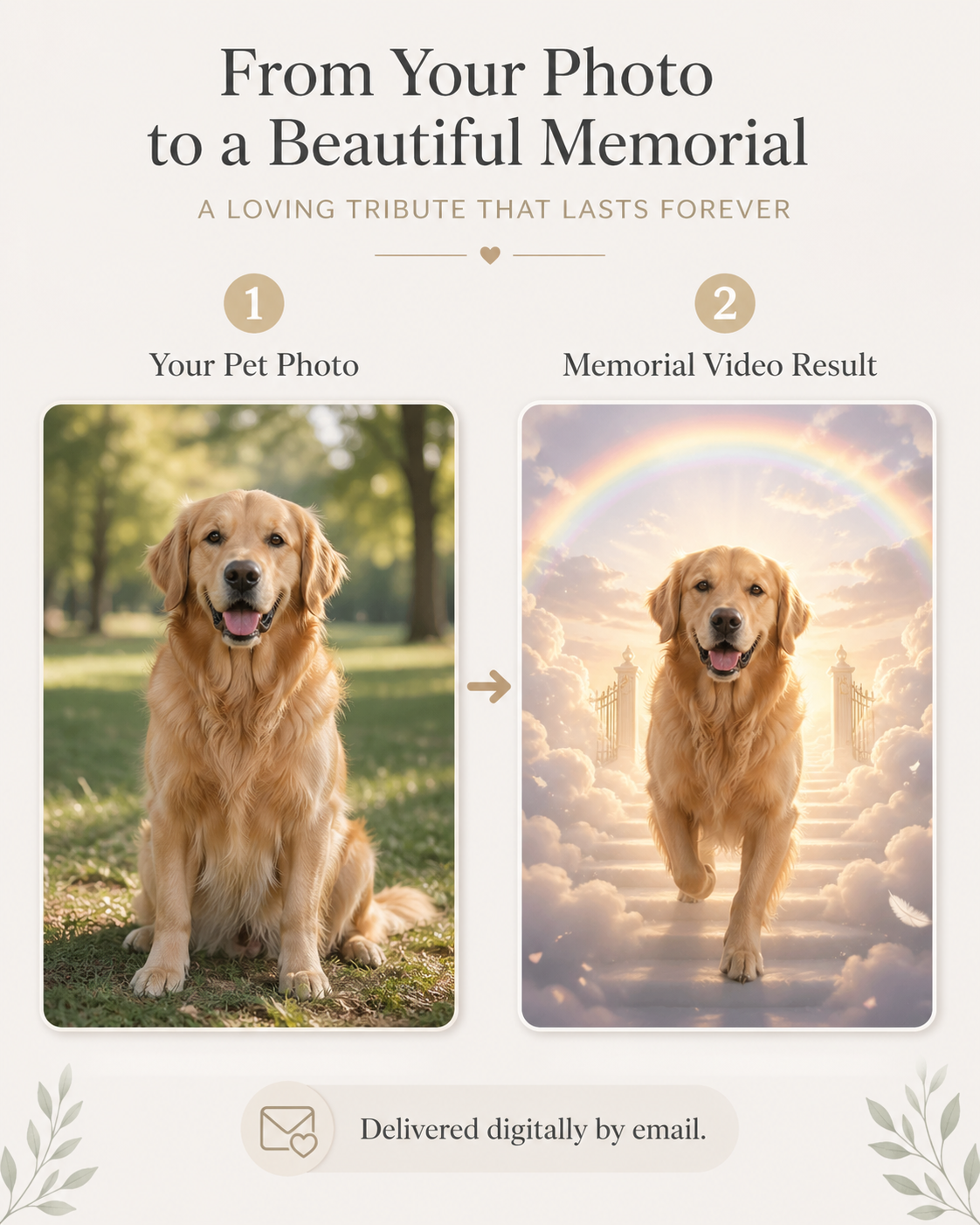 Custom Pet Memorial Video
